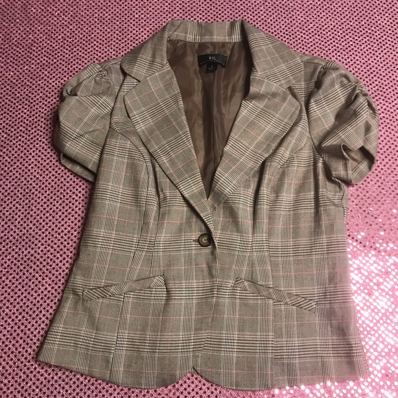 IZ Byer California Capri Blazer Suit Brown Juniors - Picture 5 of 12